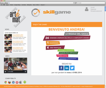 Interfaccia Skillgame